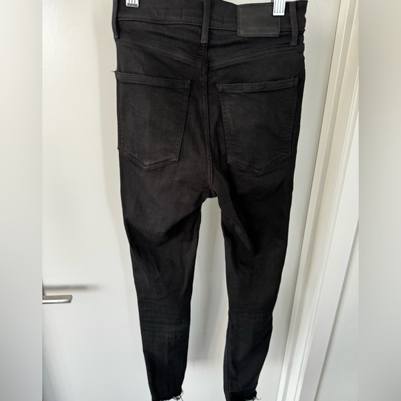 Denim Forum Size 23 Black Skinny Jeans - Picture 4 of 8